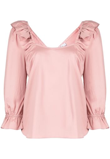 PS Paul Smith Blusa con ruches - Rosa