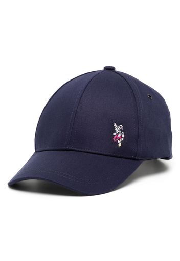 PS Paul Smith Rabbit-embroidered baseball cap - Blu