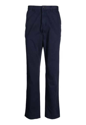 PS Paul Smith logo-patch straight-leg trousers - Blu