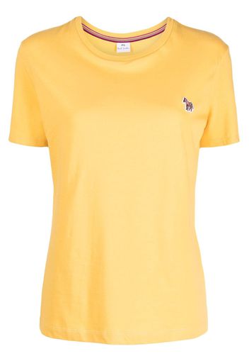 PS Paul Smith T-shirt con applicazione zebra - Giallo