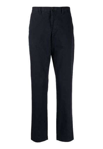 PS Paul Smith Pantaloni dritti con ricamo - Blu