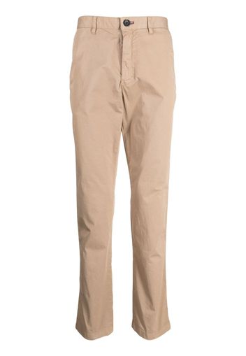 PS Paul Smith straight-leg mid-rise trousers - Marrone