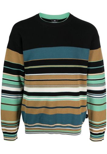 PS Paul Smith stripe-pattern sweatshirt - Nero