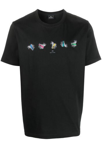 PS Paul Smith graphic-print organic cotton T-shirt - Nero