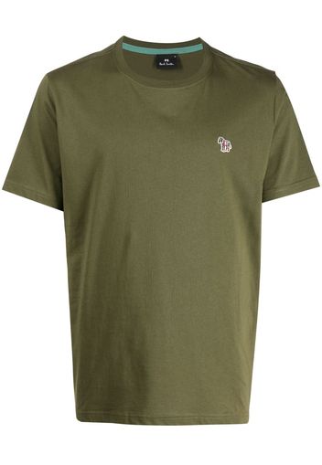 PS Paul Smith logo-patch cotton T-shirt - Verde