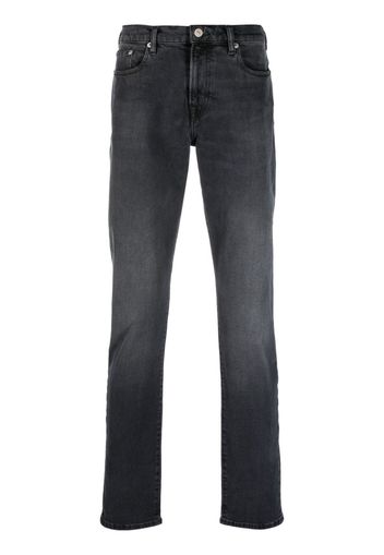 PS Paul Smith mid-rise straight-leg jeans - Nero