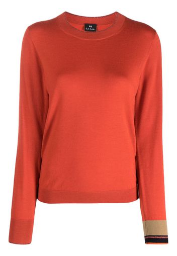 PS Paul Smith fine-knit wool-blend jumper - Arancione