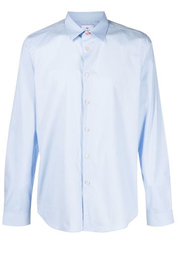 PS Paul Smith contrasting-button cotton shirt - Blu