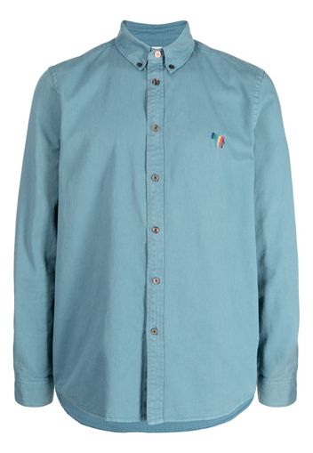 PS Paul Smith Camicia con motivo Zebra - Blu