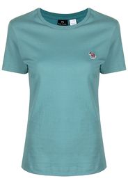 PS Paul Smith T-shirt a righe con applicazione - Blu