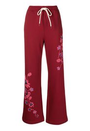 PS Paul Smith Pantaloni sportivi a fiori - Rosso