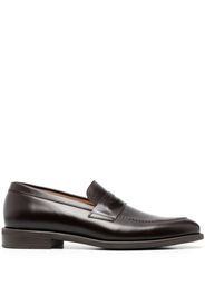 PS Paul Smith pointed-toe leather loafers - Marrone