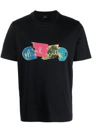 PS Paul Smith graphic-print cotton T-shirt - Blu