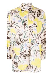 PS Paul Smith floral-print organic cotton shirt - Toni neutri