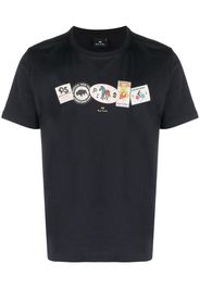 PS Paul Smith graphic-print organic cotton T-shirt - Blu