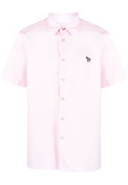 PS Paul Smith Zebra-patch cotton shirt - Rosa