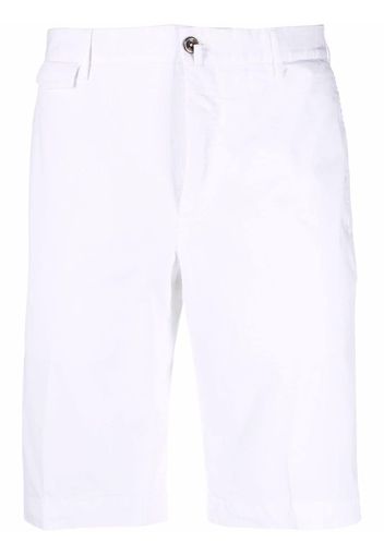 PT TORINO mid-rise straight shorts - Bianco