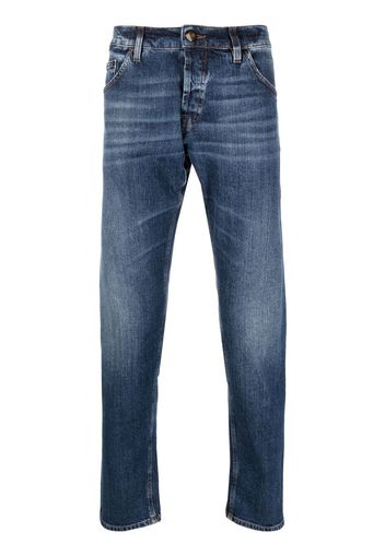 PT TORINO cropped-leg denim jeans - Blu