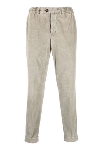 PT TORINO corduroy cropped-leg trousers - Toni neutri