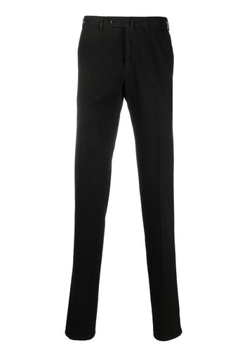 PT TORINO mid-rise straight-leg trousers - Nero