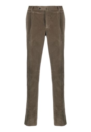 PT TORINO slim corduroy trousers - Toni neutri