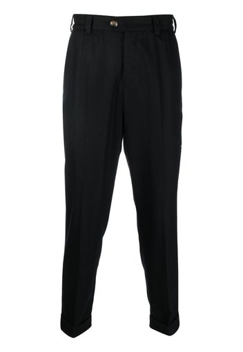 PT TORINO straight-leg tailored trousers - Nero