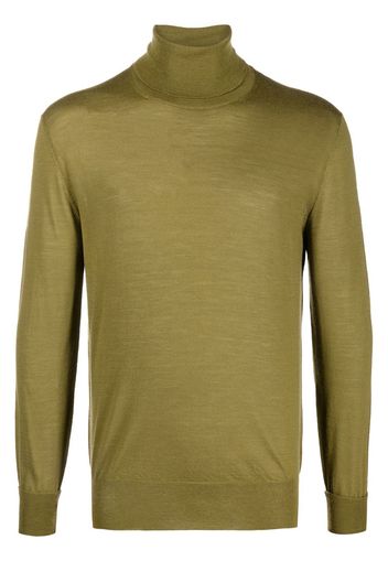 PT Torino roll neck knitted jumper - Verde
