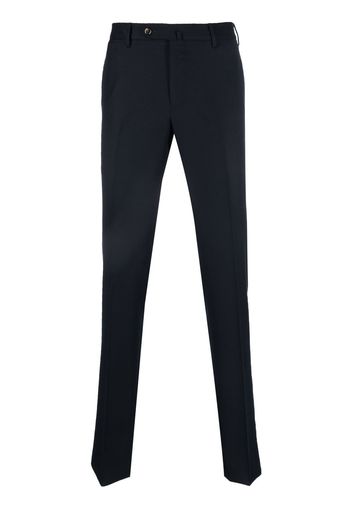 PT TORINO tailored virgin wool-silk trousers - Blu