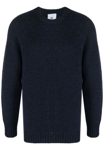 PT TORINO knitted crew-neck jumper - Blu