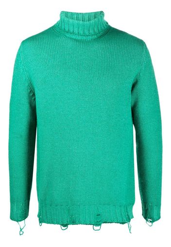 PT Torino roll-neck knitted jumper - Verde