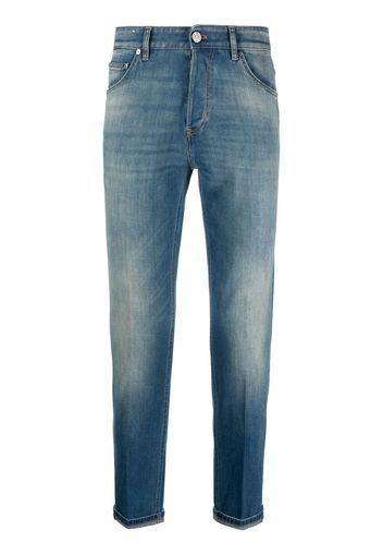 PT Torino washed fitted jeans - Blu