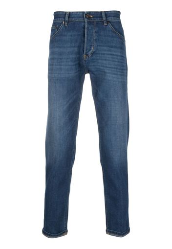 PT Torino mid-rise tapered-leg jeans - Blu