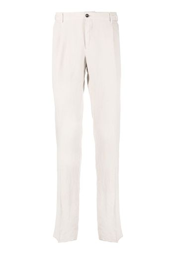 PT Torino pressed-crease straight trousers - Toni neutri