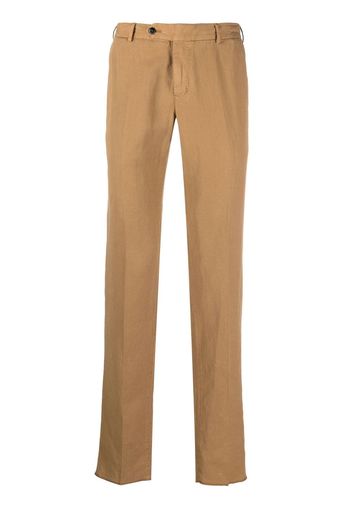 PT Torino crease-effect chino trousers - Toni neutri