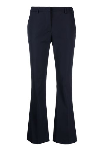 PT Torino flared concealed-fastening trousers - Blu