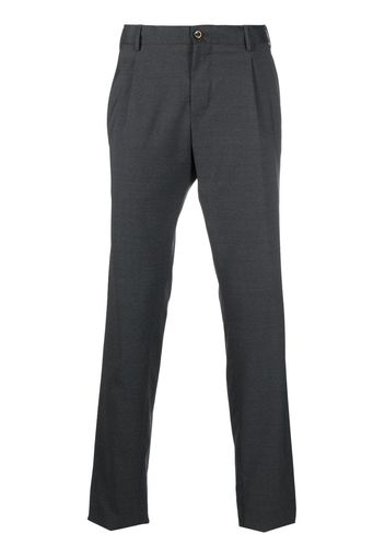 PT Torino slim-cut wool tailored trousers - Grigio