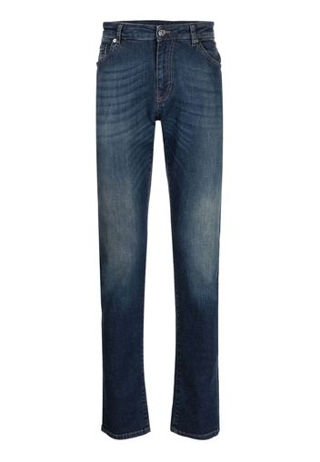 PT Torino low-rise slim-fit jeans - Blu