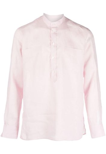 PT Torino long-sleeve linen shirt - Rosa