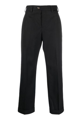 PT Torino pressed-crease straight-leg trousers - Blu