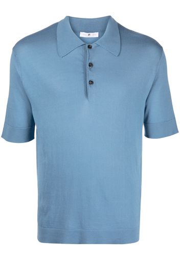 PT Torino short-sleeve cotton polo shirt - Blu