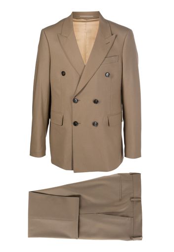 PT Torino double-breasted suit - Marrone