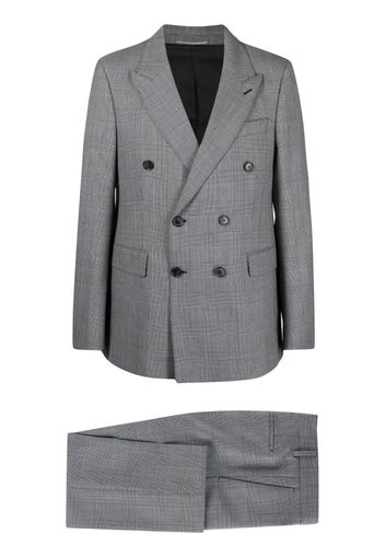 PT Torino double-breasted virgin wool suit - Grigio