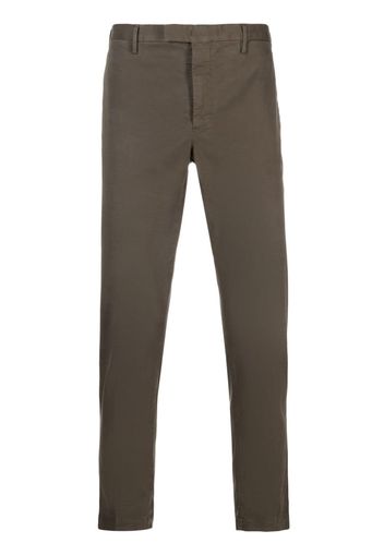 PT Torino mid-rise cotton chino trousers - Marrone