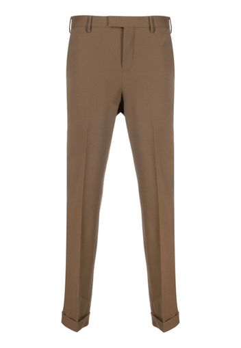 PT Torino straight-leg tailored trousers - Marrone