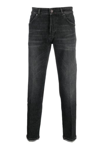 PT Torino washed-denim slim-cut jeans - Nero