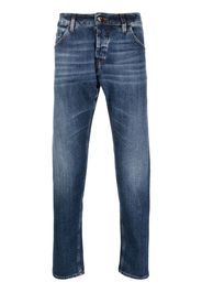PT TORINO cropped-leg denim jeans - Blu
