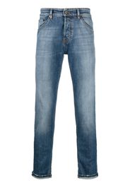 PT Torino distressed fitted jeans - Blu