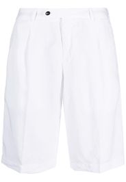 PT Torino pleat-detail lyocell blend shorts - Bianco