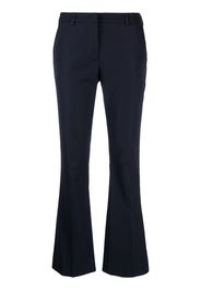 PT Torino flared concealed-fastening trousers - Blu