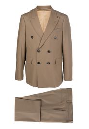 PT Torino double-breasted suit - Marrone